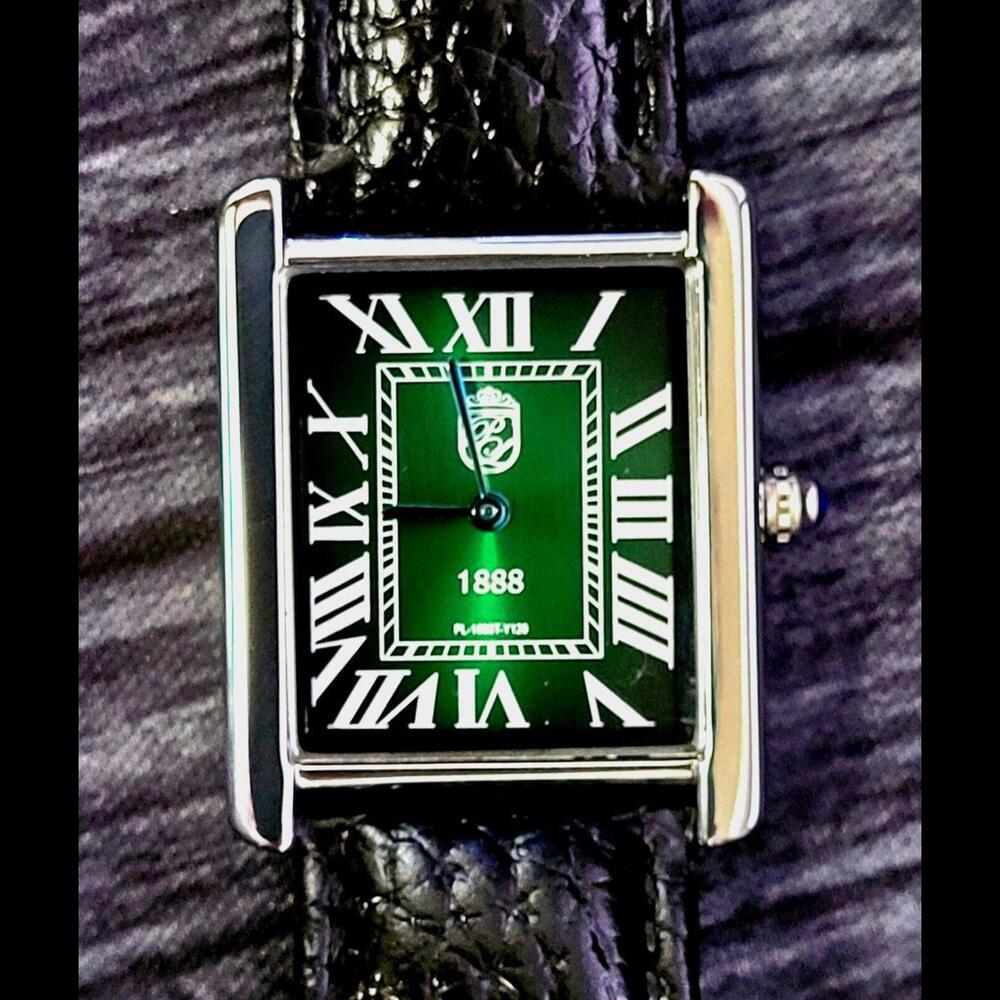 Pierre Lucerne Colours Emerald 1888 Mens Tank Watch - Picture 2 of 14